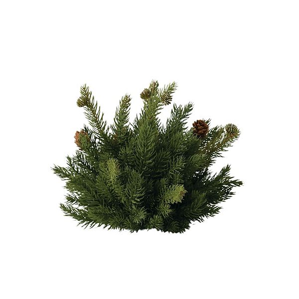 Haven Living 8" Artificial White Spruce Half Orb Haven Living