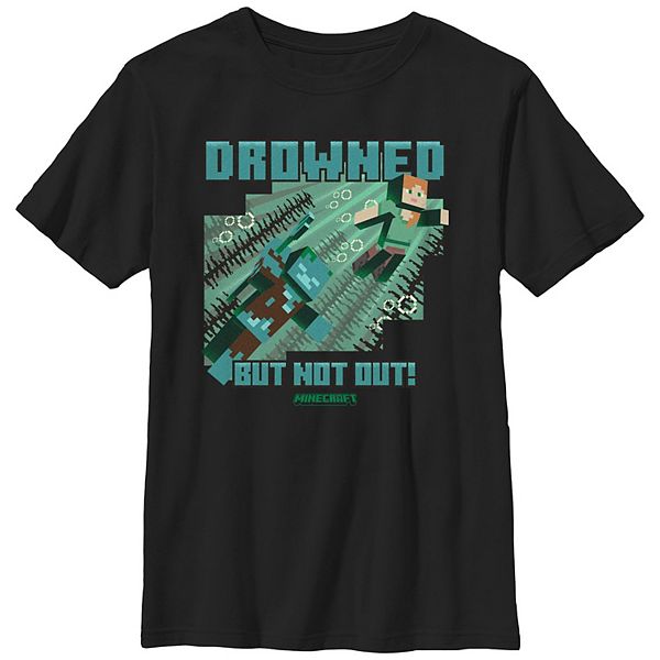 Детская Футболка Licensed Character Minecraft Drown But Not Out Licensed Character