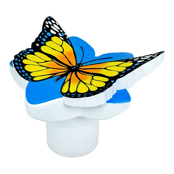 Poolmaster Yellow Butterfly Chlorine Dispenser for Swimming Pools and Spas Poolmaster