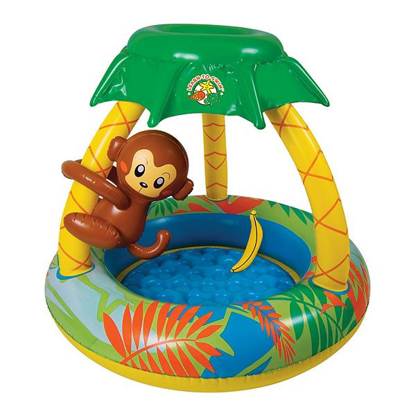 Poolmaster Go Bananas Monkey Kiddie Pool Poolmaster