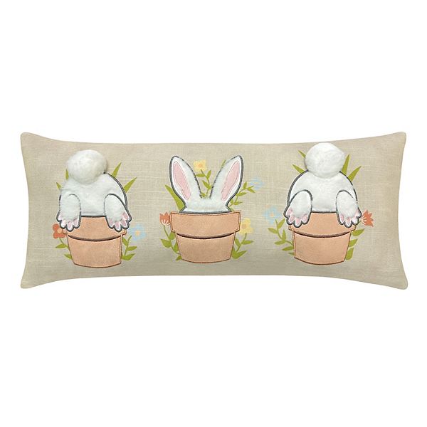 Celebrate Together™ Easter Bunnies in Pots Pillow Celebrate Together