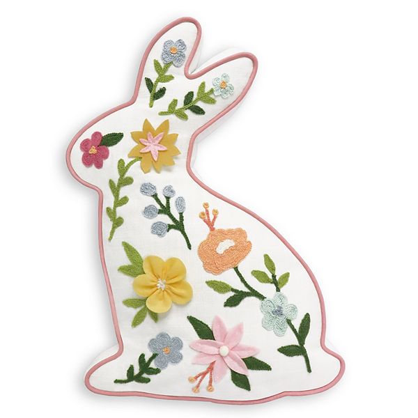 Celebrate Together™ Easter Embroidery Shaped Bunny Pillow Celebrate Together