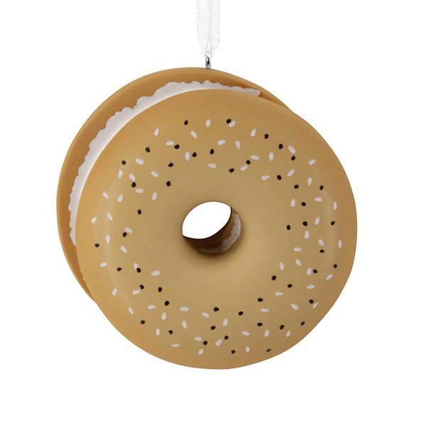 Hallmark Everything Bagel Christmas Ornament Hallmark