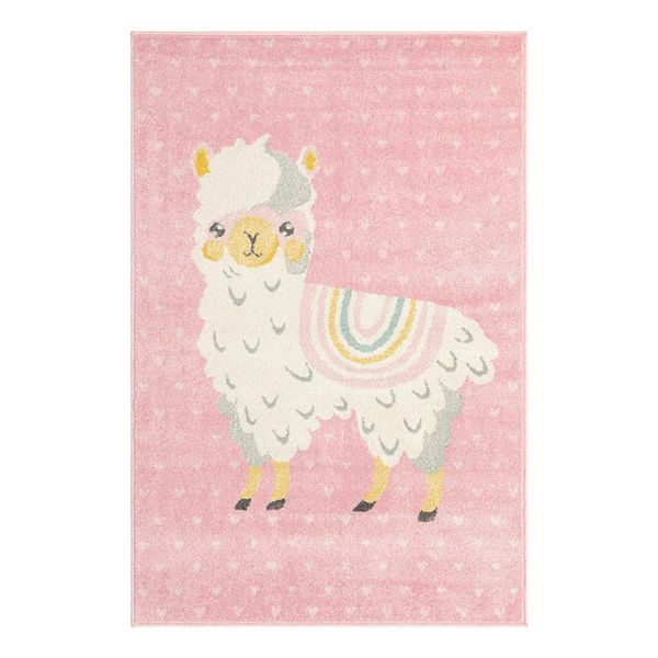 Unique Loom Llama Whimsy Kids Rug Unique Loom