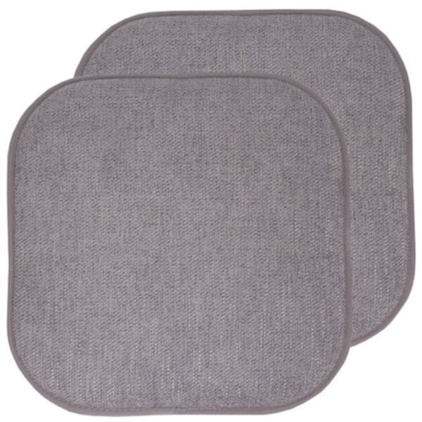 Sweet Home Alexis Memory Foam No Slip Back Chair Cushion 2-Pack Sweet Home Collection