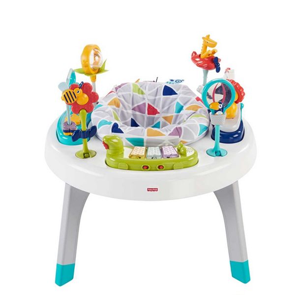 Fisher-Price 2-in-1 Sit-to-Stand Activity Center & Toddler Spin ‘n Play Safari Table Fisher-Price