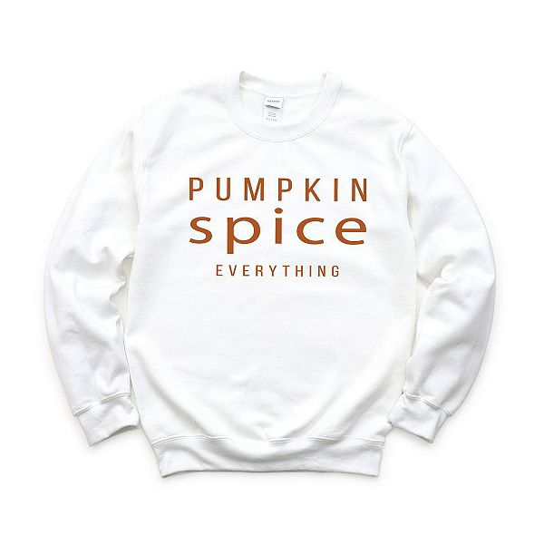 Графический свитшот 'Pumpkin Spice Everything', 50% хлопок, 50% полиэстер Simply Sage Market