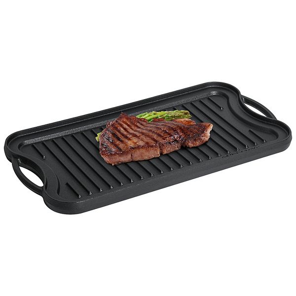 CHEFSPOT Preseasoned Cast Iron Reversible Griddle Plate Pan CHEFSPOT