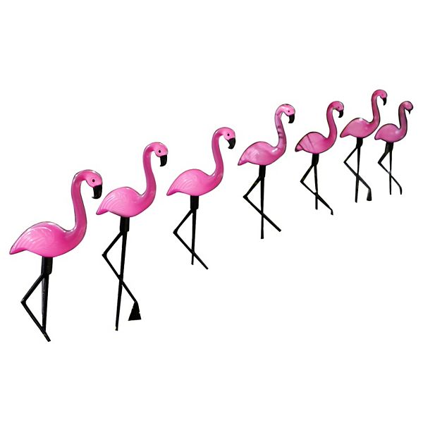 Brylanehome Flamingo Solar Stake Lights, Set Of 10 BrylaneHome