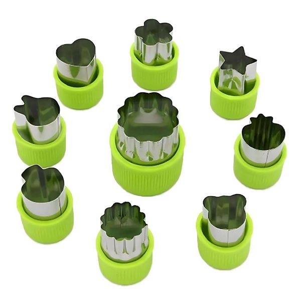 Stainless Steel Fruit & Vegetable Cutter Set 9 Pcs Kitcheniva