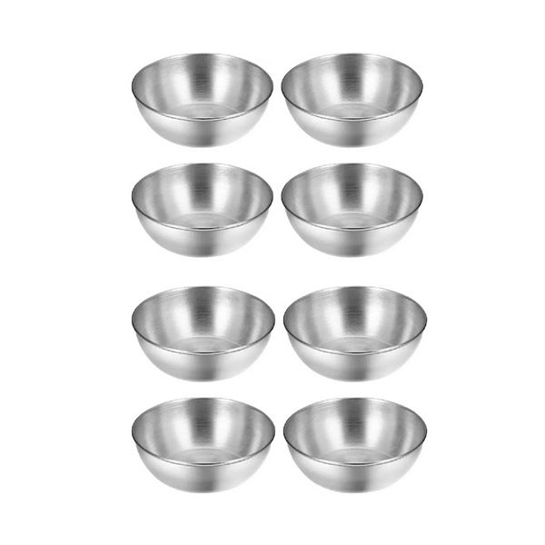 Stainless Steel Sauce Dish Set 8 Pcs Kitcheniva