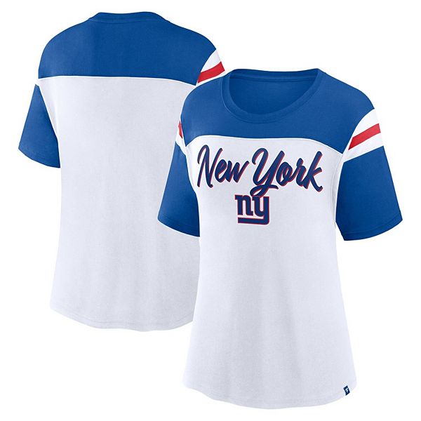 Футболка женская Fanatics с принтом New York Giants Cheer Chant и коротким рукавом Fanatics Brands - White Label