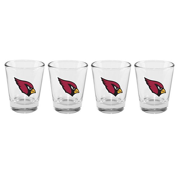 The Memory Company Arizona Cardinals 4-Pack 2oz. Shot Glass Set The Memory Company