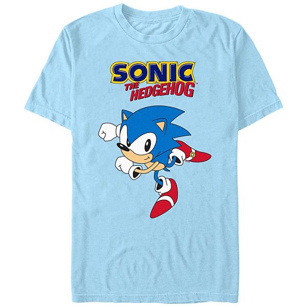 Мужская Футболка Licensed Character Sonic The Hedgehog Let's Run Licensed Character