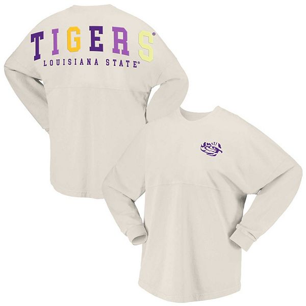 Женская Футболка Spirit Jersey LSU Tigers Rainbow Arch с Длинным Рукавом Spirit Jersey