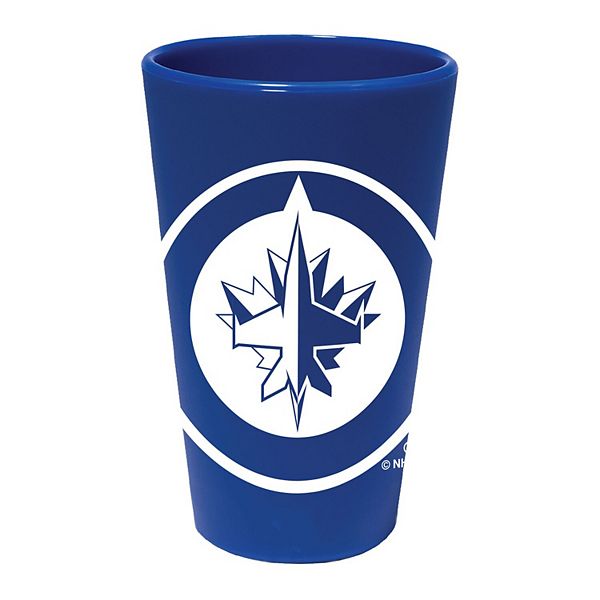 WinCraft Winnipeg Jets 16oz. Team Color Silicone Pint Glass Wincraft