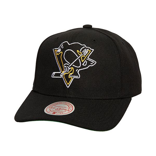 Кепка Mitchell & Ness Черная Pittsburgh Penguins Soul Strike Neon Logo Pro Crown Mitchell & Ness