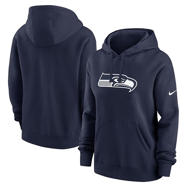 Флисовое худи Nike College Navy Seattle Seahawks: тёплое и комфортное NCAA