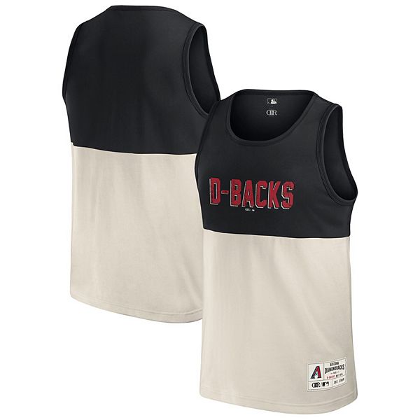 Мужская Футболка Darius Rucker Collection by Fanatics Черная Arizona Diamondbacks Colorblock Darius Rucker Collection by Fanatics