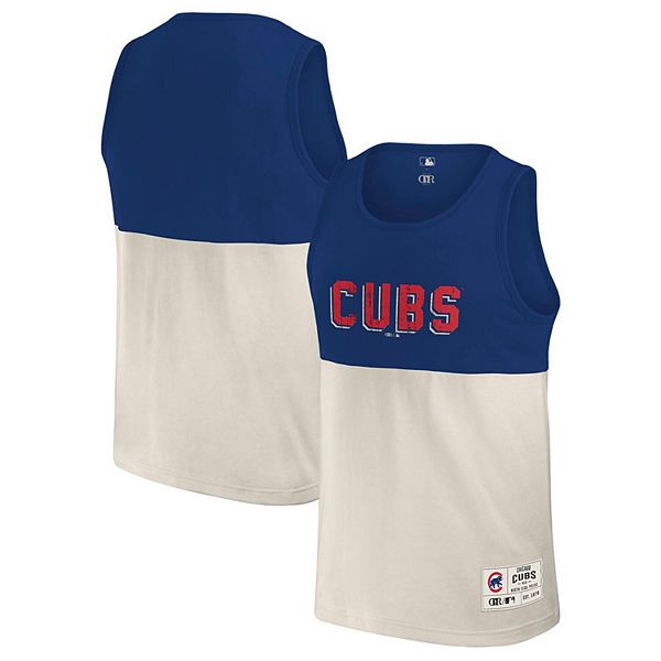 Мужская Футболка Darius Rucker Collection by Fanatics Королевская Chicago Cubs Colorblock Darius Rucker Collection by Fanatics