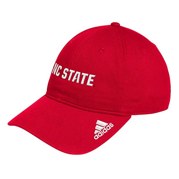 Мужская красная вышитая кепка adidas NC State Wolfpack, регулируемая по размеру Unbranded