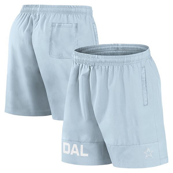 Мужские Спортивные шорты Fanatics Light Blue Dallas Cowboys Elements Fanatics Brands - White Label