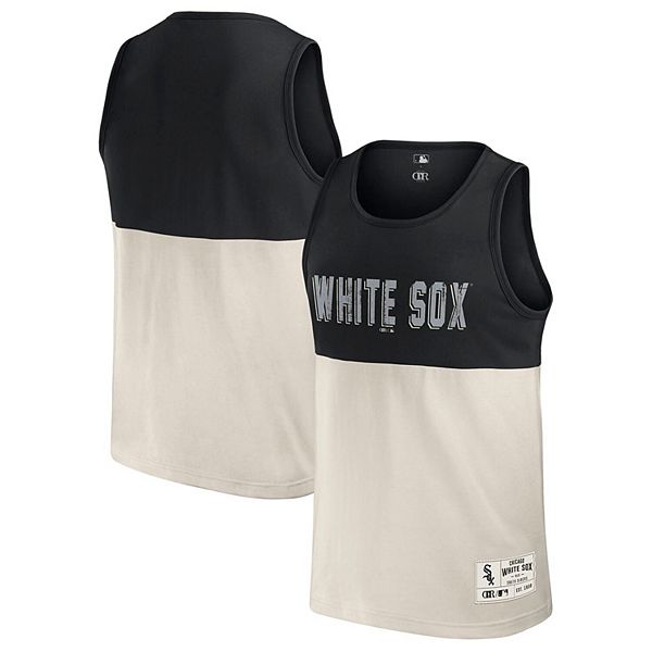 Мужская Футболка Darius Rucker Collection by Fanatics Черная Chicago White Sox Colorblock Darius Rucker Collection by Fanatics