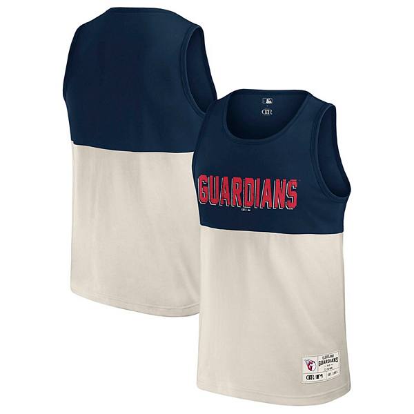 Мужская Футболка Darius Rucker Collection by Fanatics Синяя Cleveland Guardians Colorblock Darius Rucker Collection by Fanatics