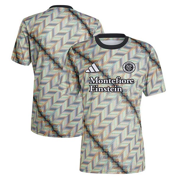 Мужская Футболка adidas New York City FC 2024 Hispanic Heritage Pre-Match Unbranded