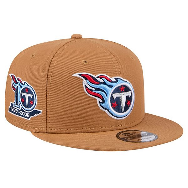 Детская кепка Tennessee Titans 9FIFTY Snapback с логотипом и юбилейным патчем New Era