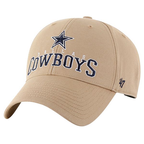 Кепка и бейсболка '47 Khaki Dallas Cowboys Powell MVP Adjustable 47 Brand