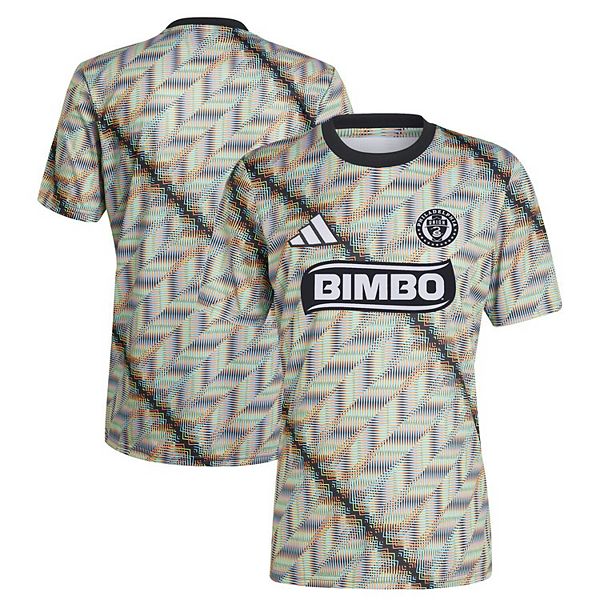 Мужская Футболка adidas Philadelphia Union 2024 Hispanic Heritage Pre-Match Unbranded