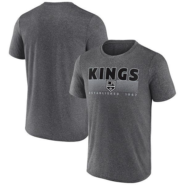 Мужская футболка Fanatics Prodigy с графикой Los Angeles Kings и короткими рукавами Fanatics Brands - White Label