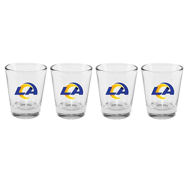 The Memory Company Los Angeles Rams 4-Pack 2oz. Shot Glass Set The Memory Company