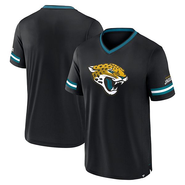 Мужская Футболка Fanatics Черная Jacksonville Jaguars Стрип Стекающая Fanatics Brands - White Label