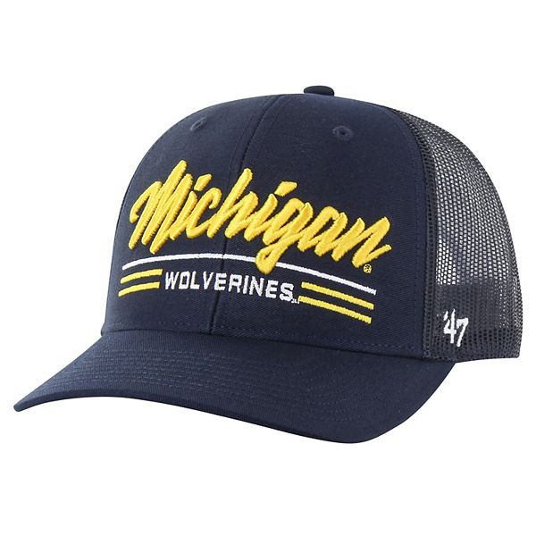 Кепка '47 Navy Michigan Wolverines Garner Trucker 47 Brand