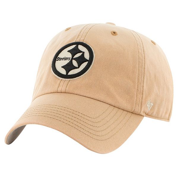 Кепка '47 Khaki Pittsburgh Steelers Dusted Relaxed Franchise Fitted Hat 47 Brand