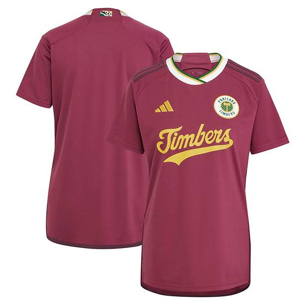 Женская Футболка Unbranded Красная Portland Timbers 2024 Archive Replica Unbranded