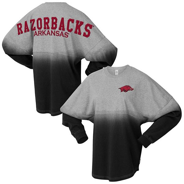 Унисекс Футболка Spirit Jersey Arkansas Razorbacks Ombre с Длинным Рукавом Spirit Jersey