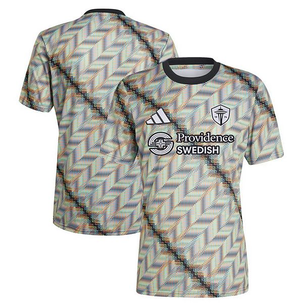 Мужская Футболка adidas Seattle Sounders FC 2024 Hispanic Heritage Pre-Match Unbranded