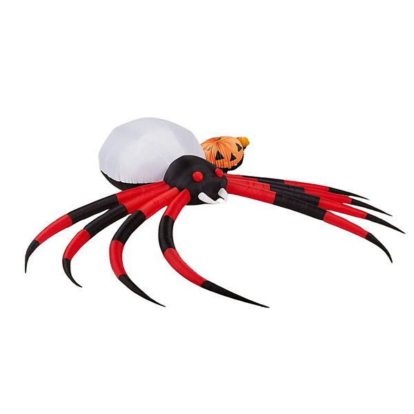 12ft Halloween Inflatables Crawling Spider Kitcheniva