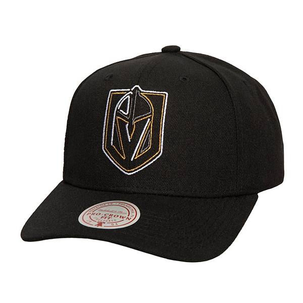 Кепка Mitchell & Ness Черная Vegas Golden Knights Soul Strike Neon Logo Pro Crown Регулируемая Mitchell & Ness