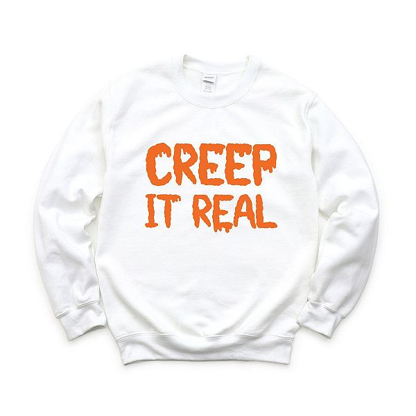 Унисекс свитшот Creep It Real от Simply Sage Market, 50% хлопок / 50% полиэстер Simply Sage Market