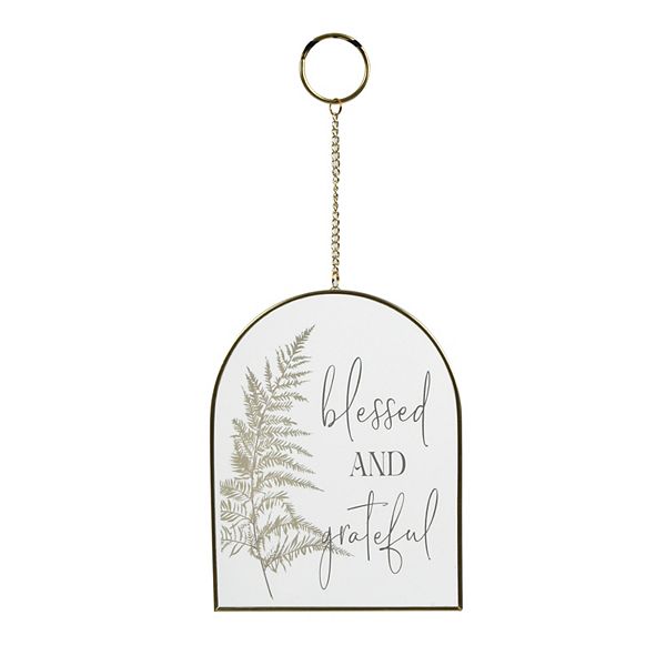 New View Gifts & Accessories Blessed and Grateful Suncatcher New View