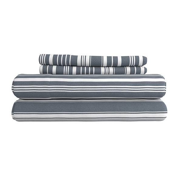 Madelinen Soft Striped Microfiber Sheet Set Madelinen