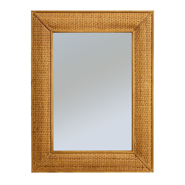 Rectangle Wood Framed Wall Mirror Storied Home