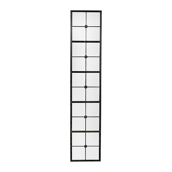 Windowpane Metal Framed Wall Mirror Storied Home