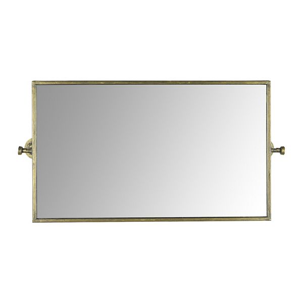 Rectangle Metal Framed Wall Mirror Storied Home