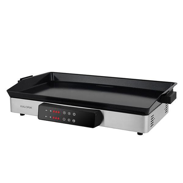 Kalorik MAXX 2-in-1 Stainless Steel Electric Griddle & Double Cooktop Kalorik