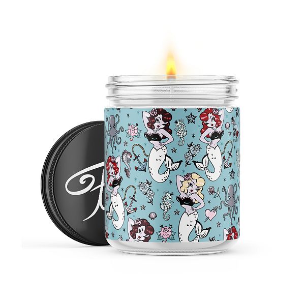 Molly Mermaid - 22-oz Candle Jar - Eucalyptus Miss Fluff